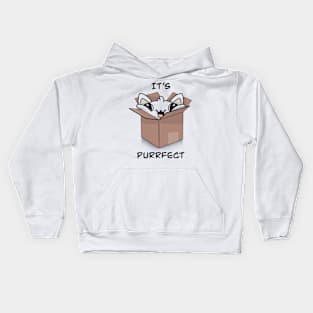 It's Purrfect Kids Hoodie